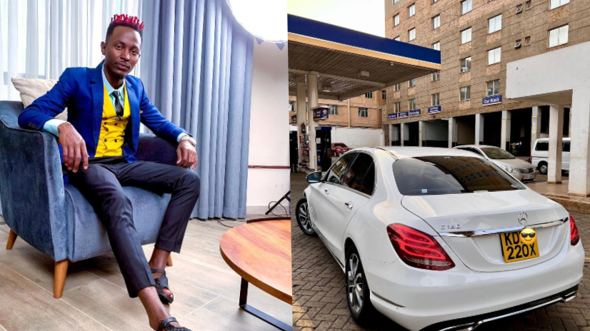 Kenyan Gospel Artist Hopekid Gifts Himself a Mercedes Benz