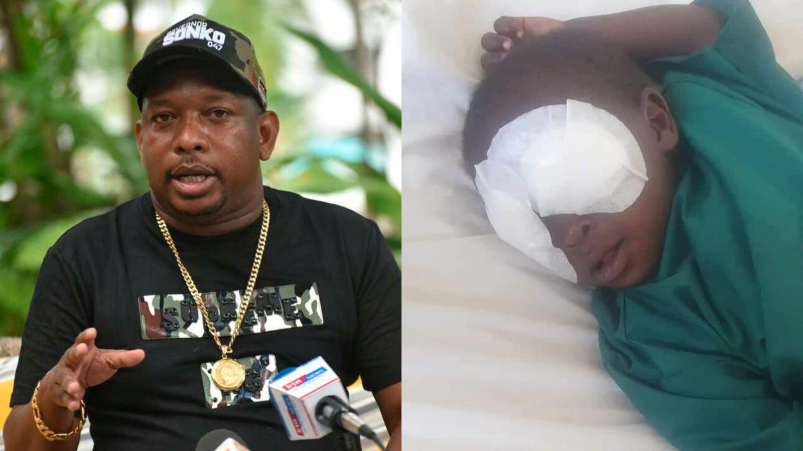 Mike Sonko to fly out  Baby Sagini to China for eye implants