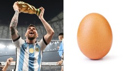 Messi is the most liked post on Instagram surpassing the egg