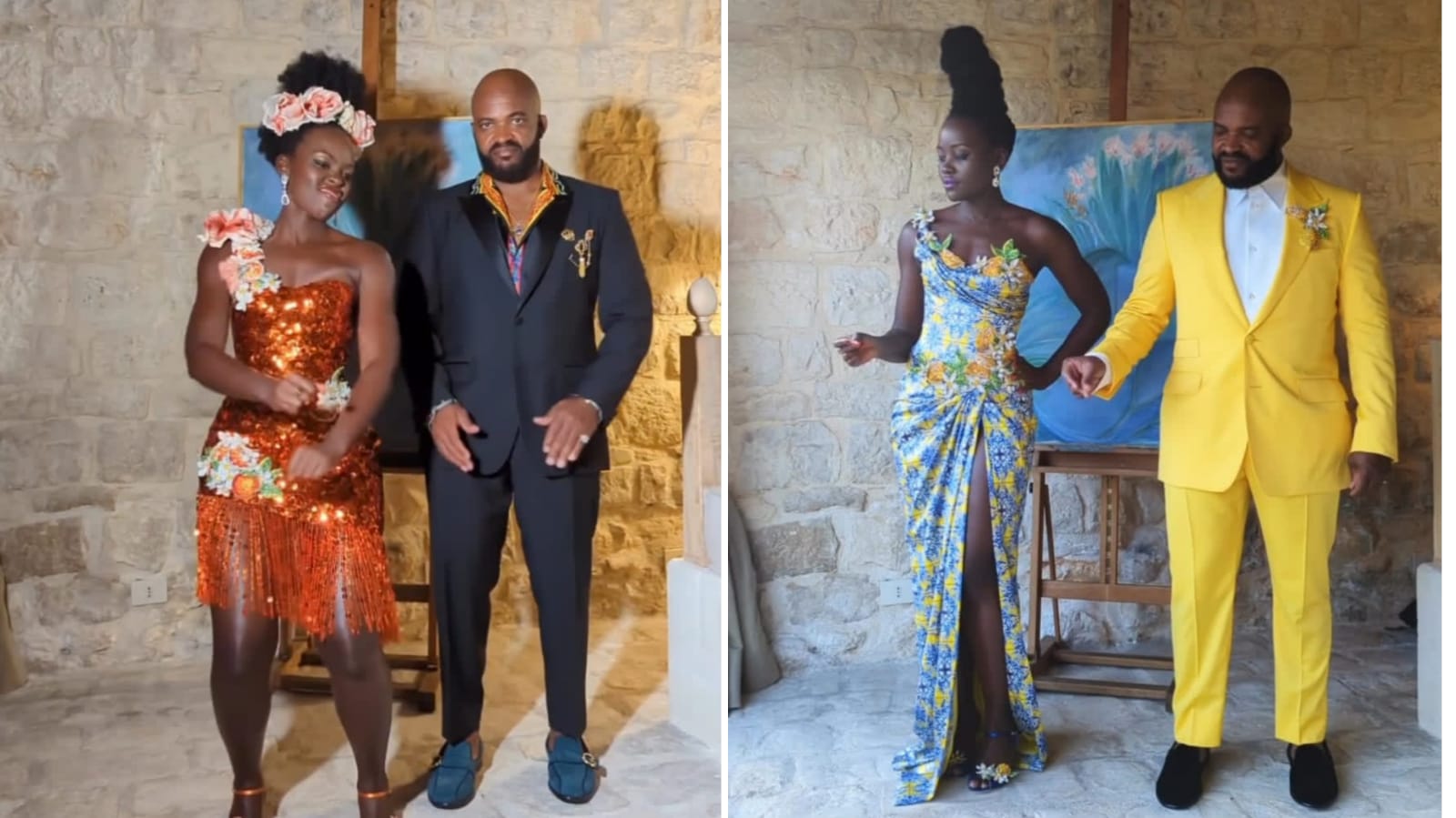 Lupita Nyong'o and her boyfriend Selema Masekela