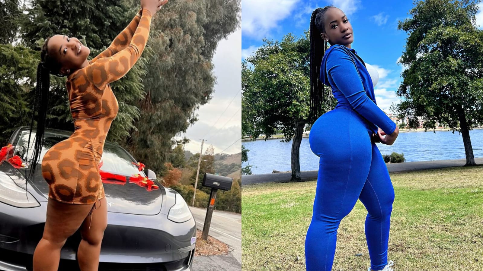 Sherlyne Anyango Flaunts Her Brand New Tesla