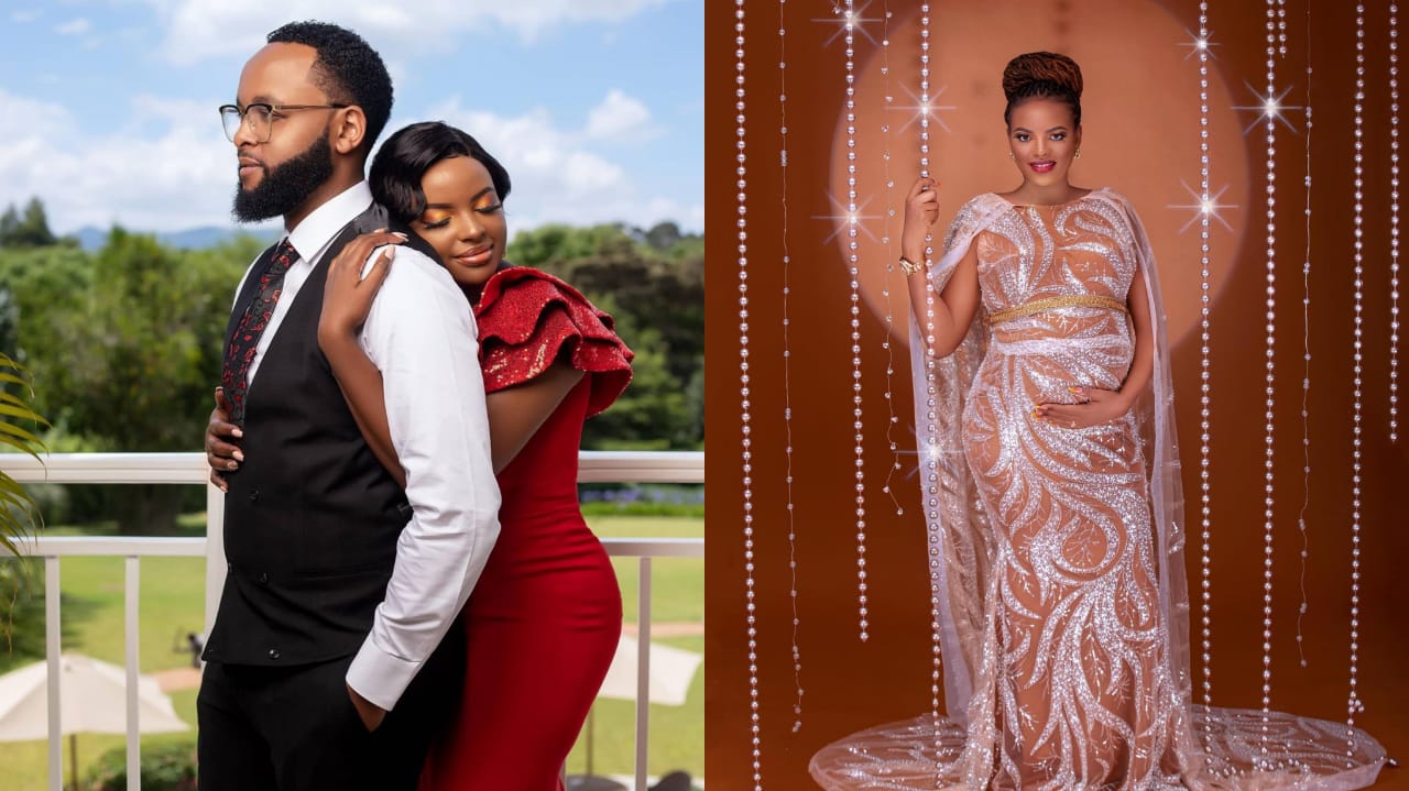 Muthoni Wa Mukiri and her husband Isaac Njoroge are expecting a child
