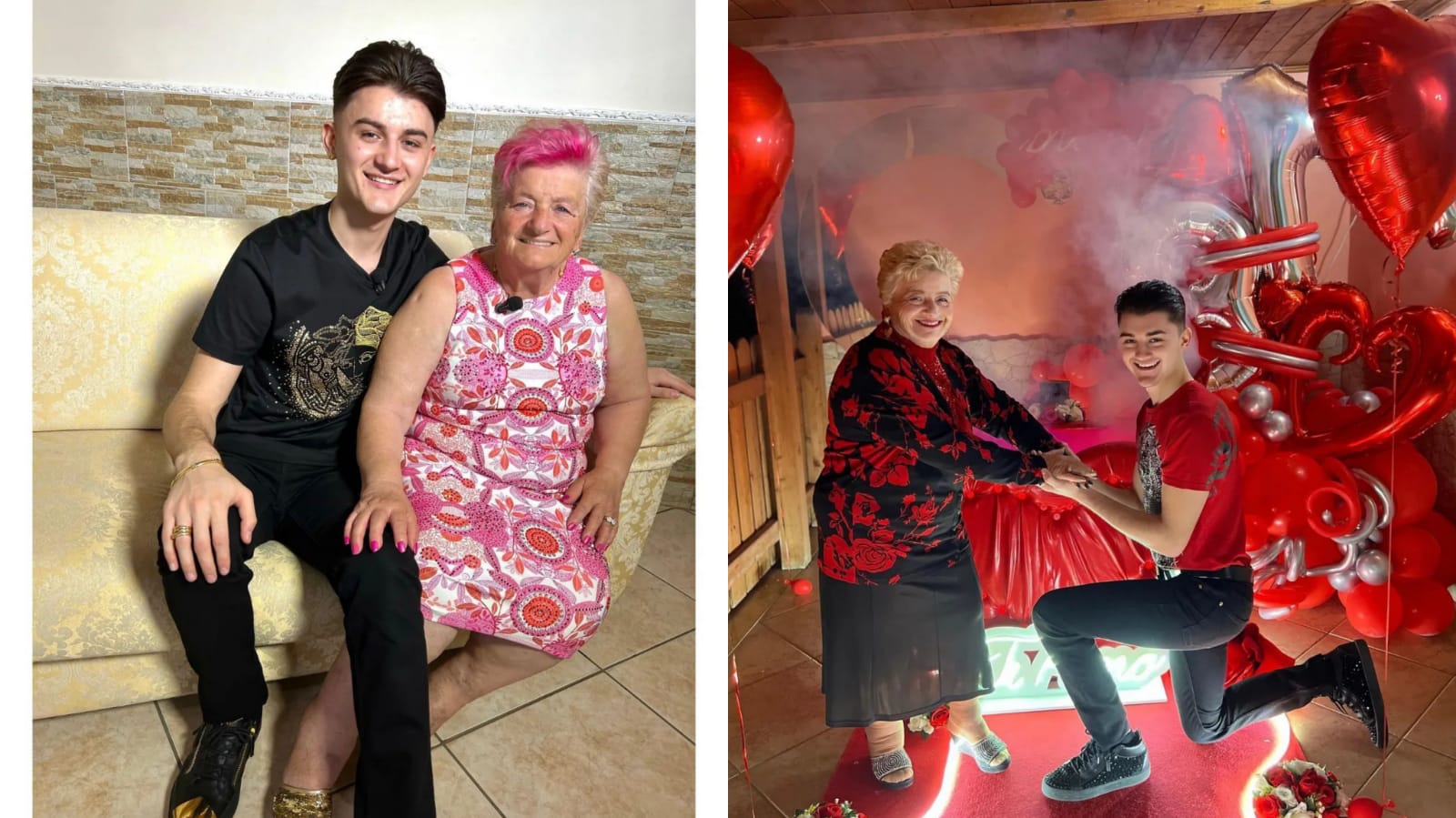 19 Year Old Italian Proposes to His 76 Year Old 'soul Mate'