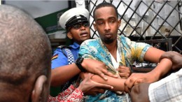 25 year old Osman Jama Abdi arrested for running over a traffic police officer (image: nation media)