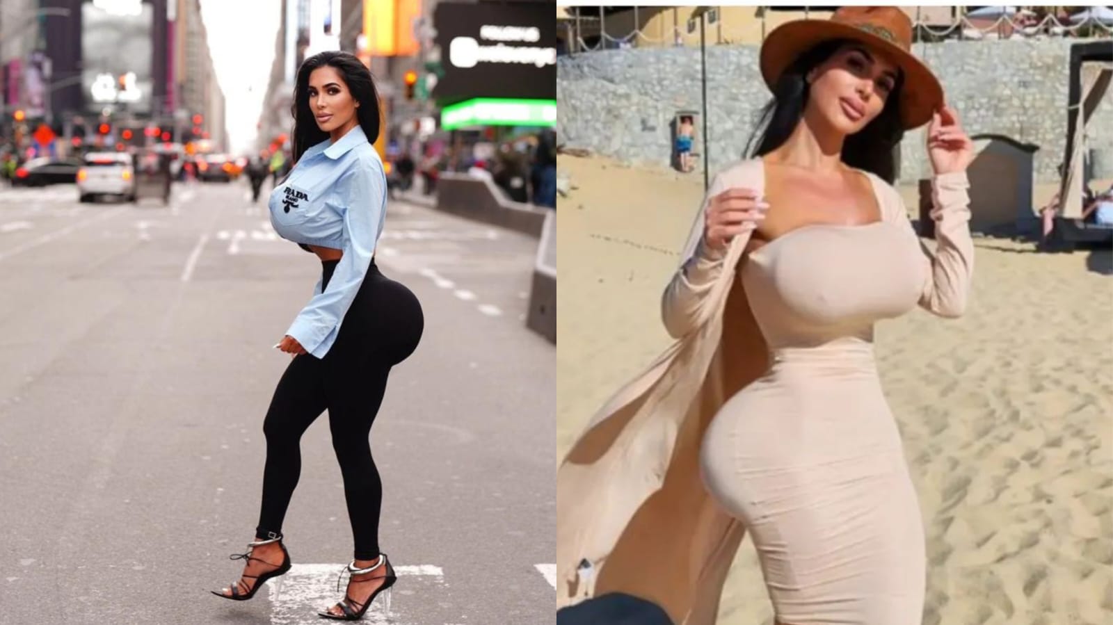 Kim Kardashian's Lookalike Christina Ashten Gourkani