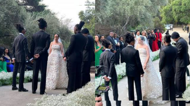 Lovy Longomba of Longomba brothers  weds fiancee in California