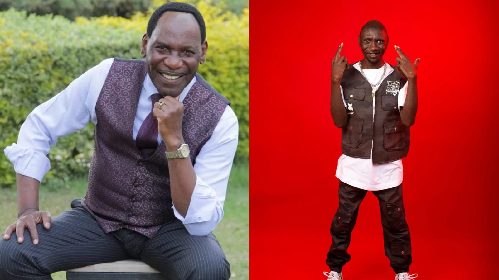 Ezekiel Mutua and Stevo Simple Boy