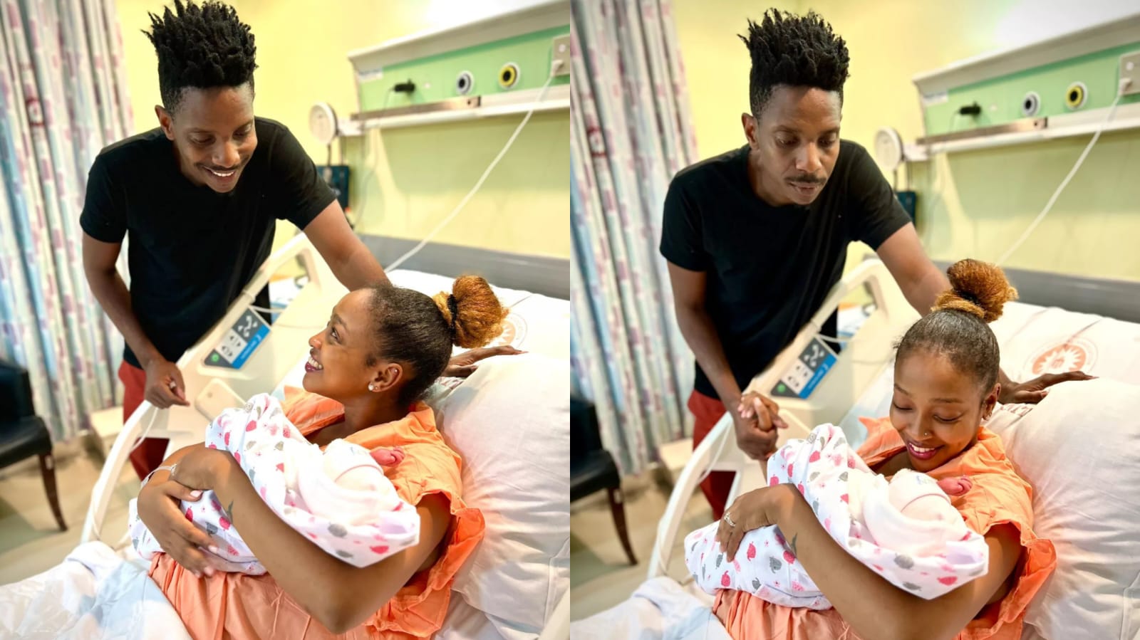 Eric Omondi and Lynne welcome their first child