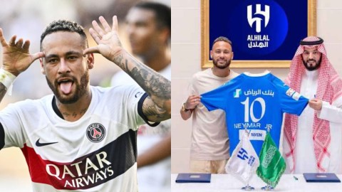 Brazilian footballer Neymar leaves PSG for Saudi Arabia's Al-Hilal