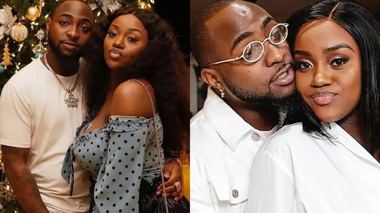 Davido and his wife Chioma Rowland