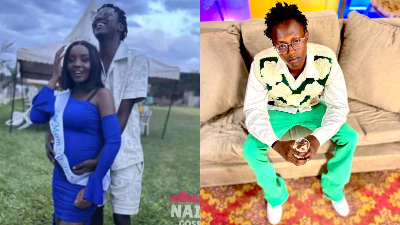Fathermoh and his girlfriend Buki Mothermoh are expecting their first child together