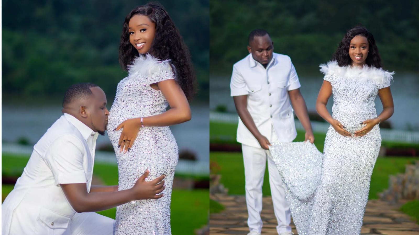 Commentator and his girlfriend Moureen Ngigi are expecting their first child together