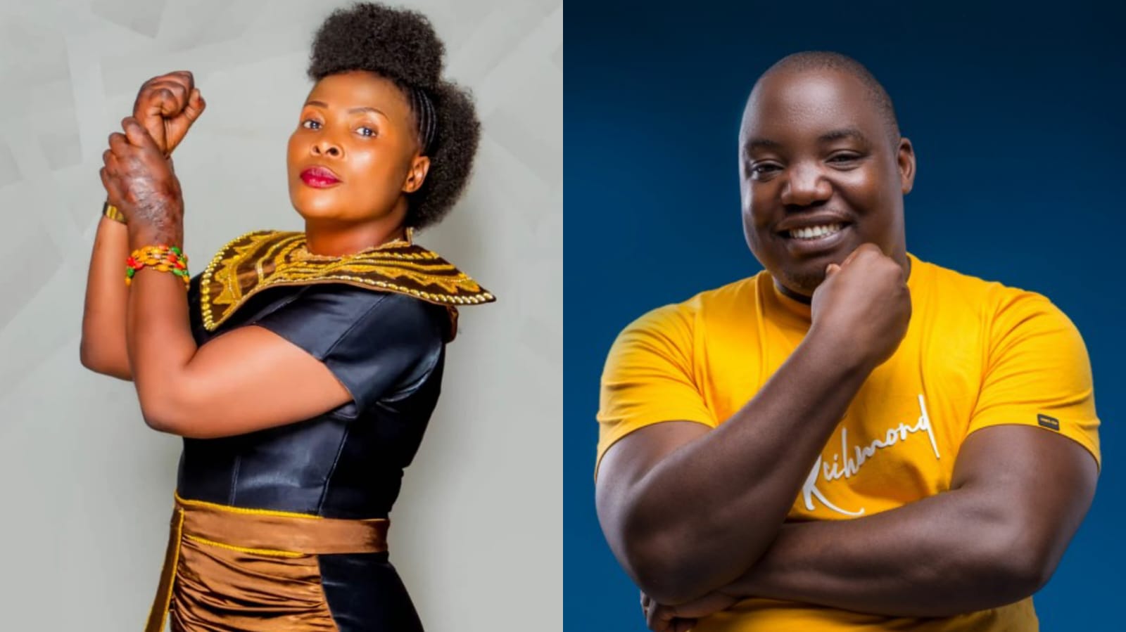Rose Muhando and Ali Mukhwana