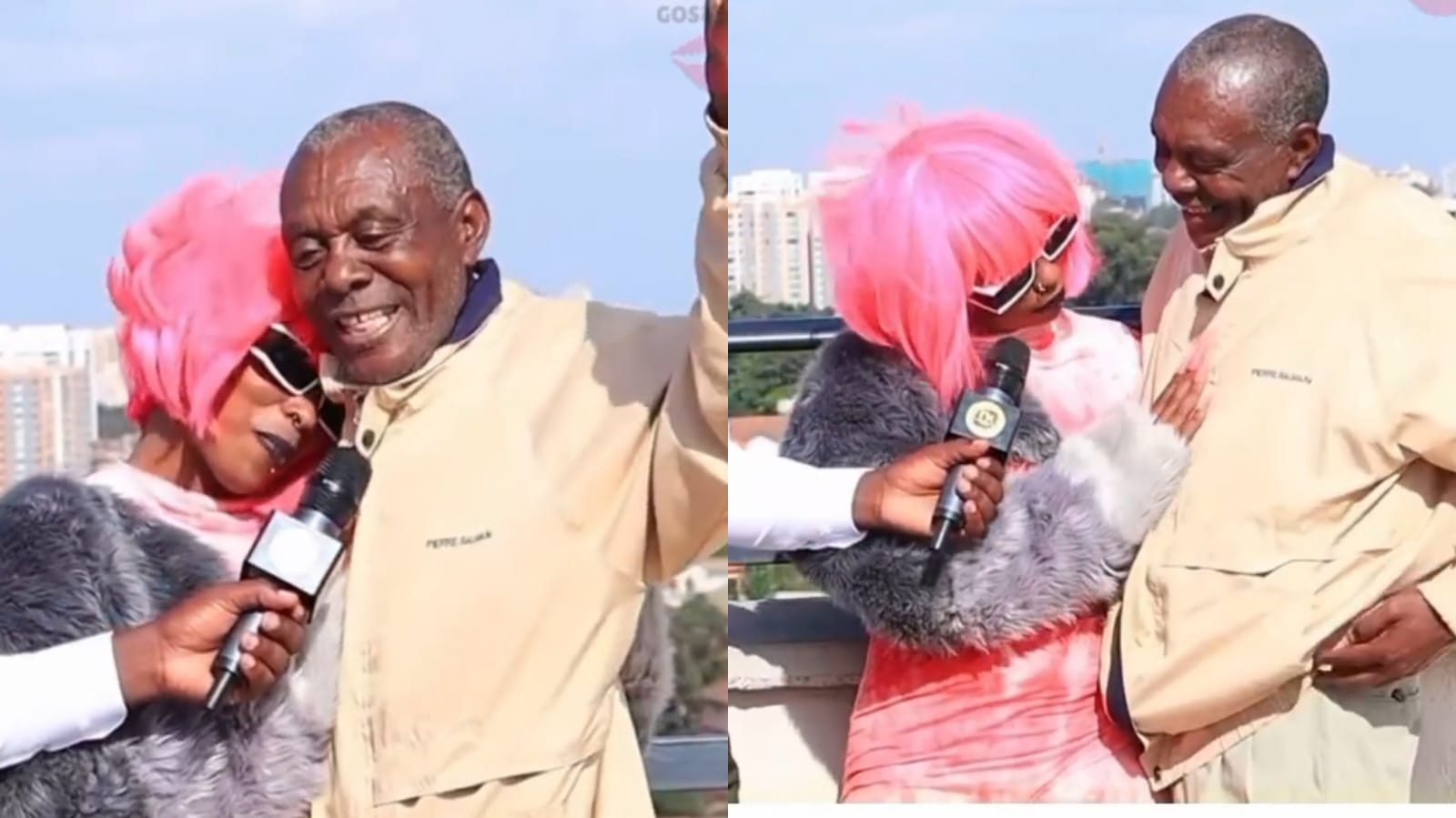 Manzi Wa Kibera Introduces Her New 75 Year old boyfriend