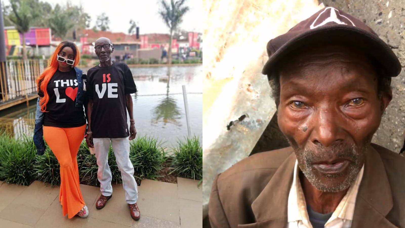 Manzi Wa Kibera and her 67 year old ex boyfriend