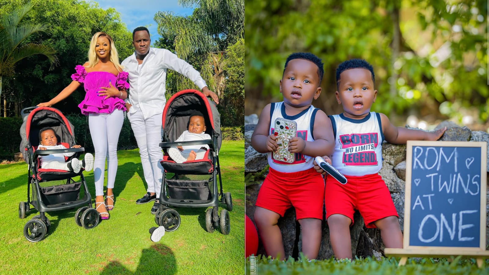 Nicholas Kioko and Wambo Ashley Celebrate Their Twins' birthday