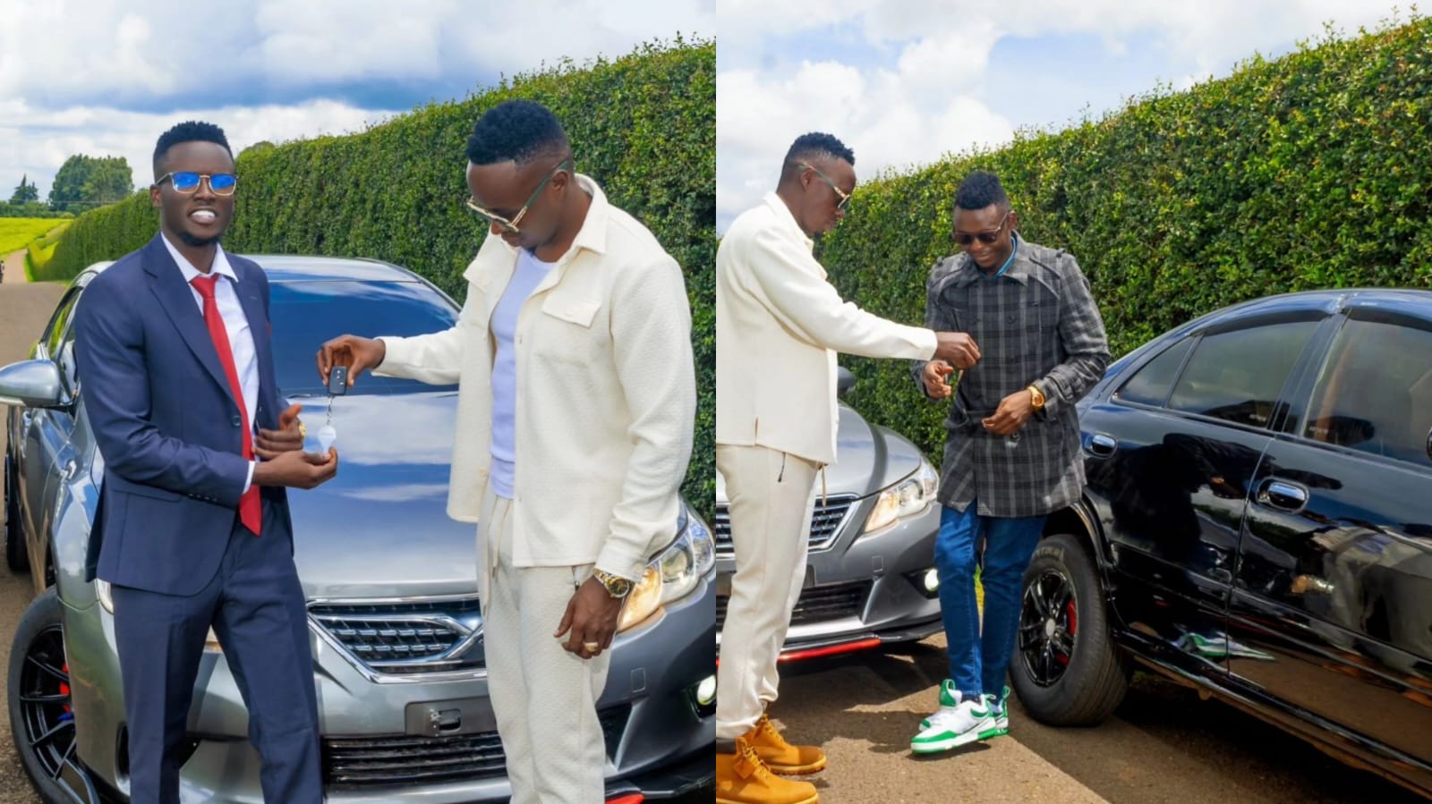 Obinna gifts his manager and PA new cars
