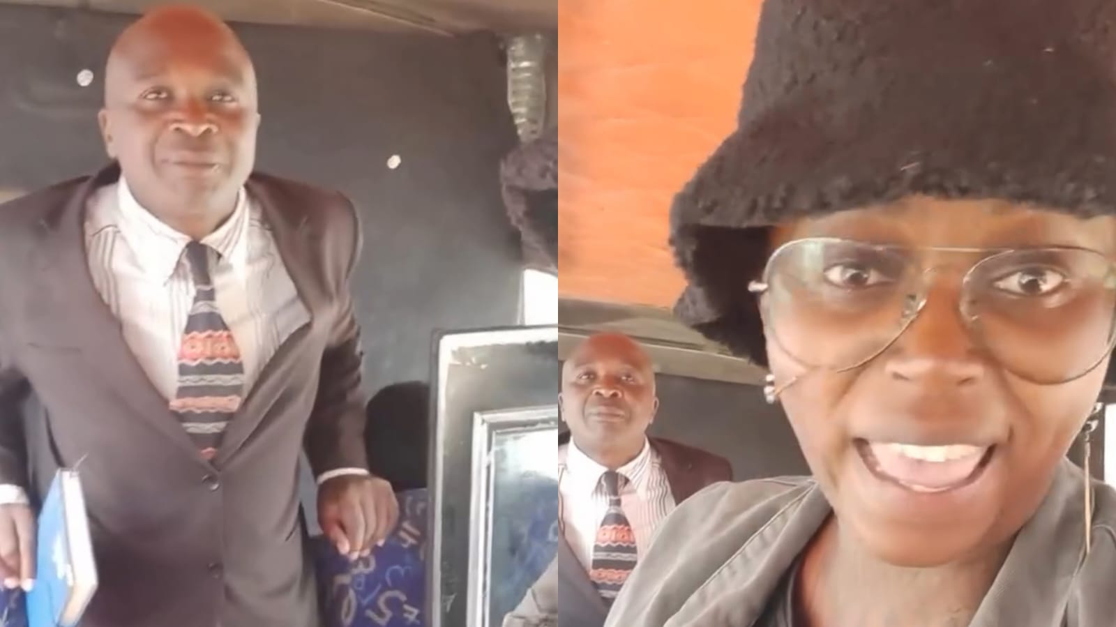 Kenyan actress confronts a pastor in a matatu