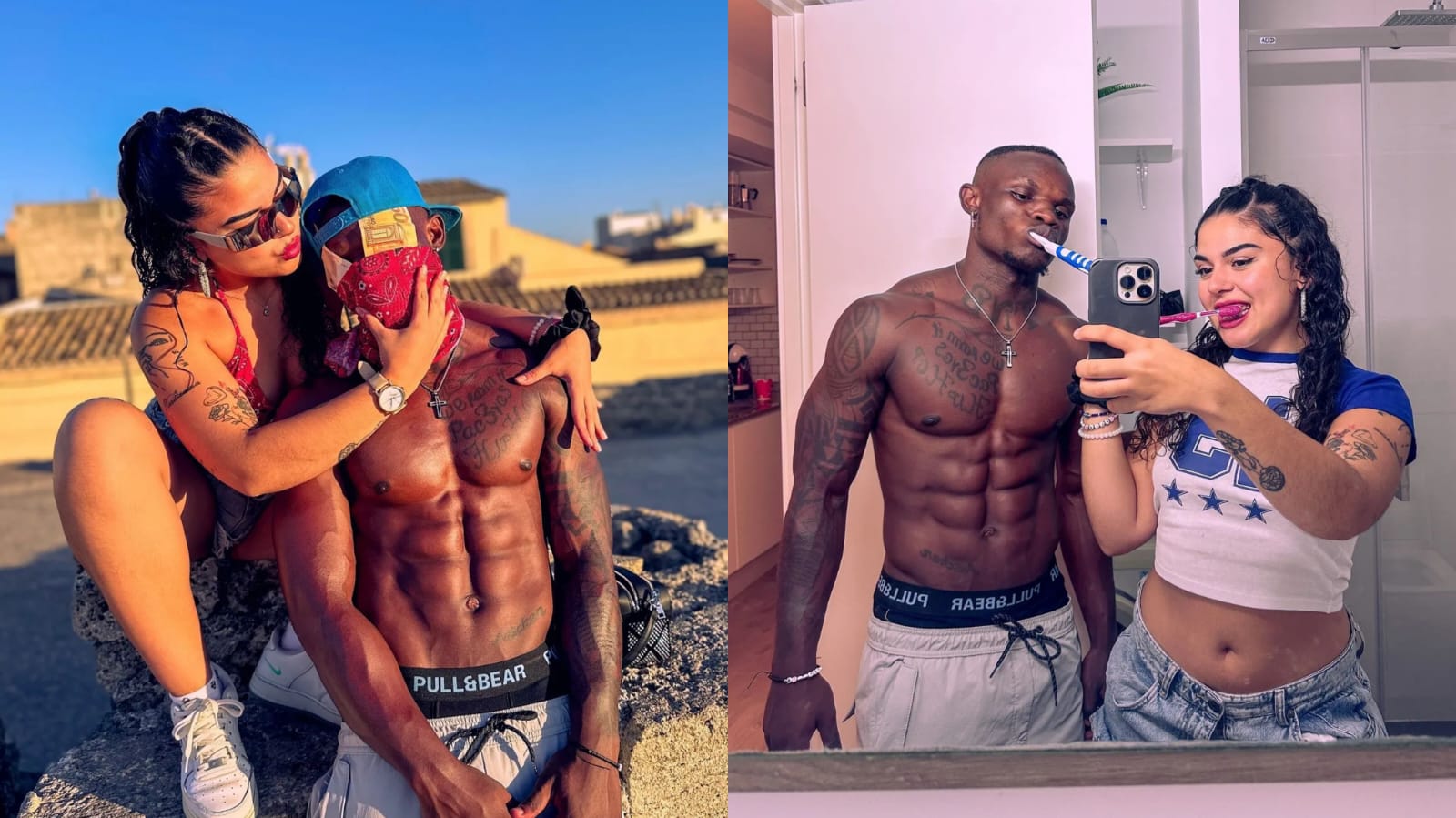 Tileh Pacbro with his Spanish friend