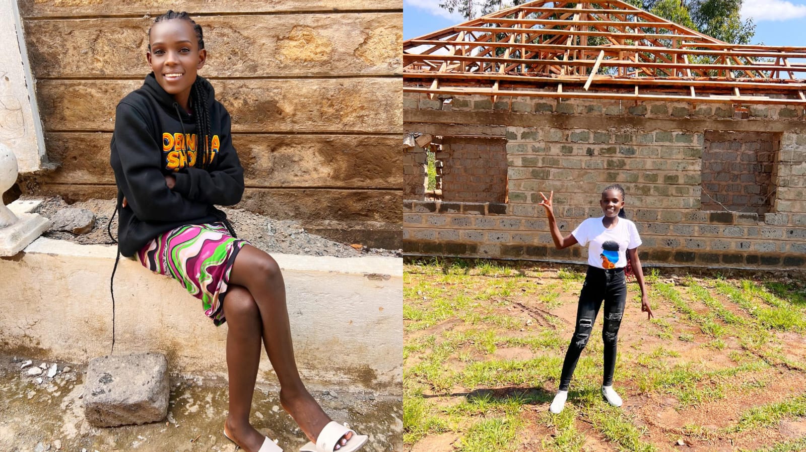 Dem Wa Facebook Shows The 3 Bedroom House She's Building For Her Parents