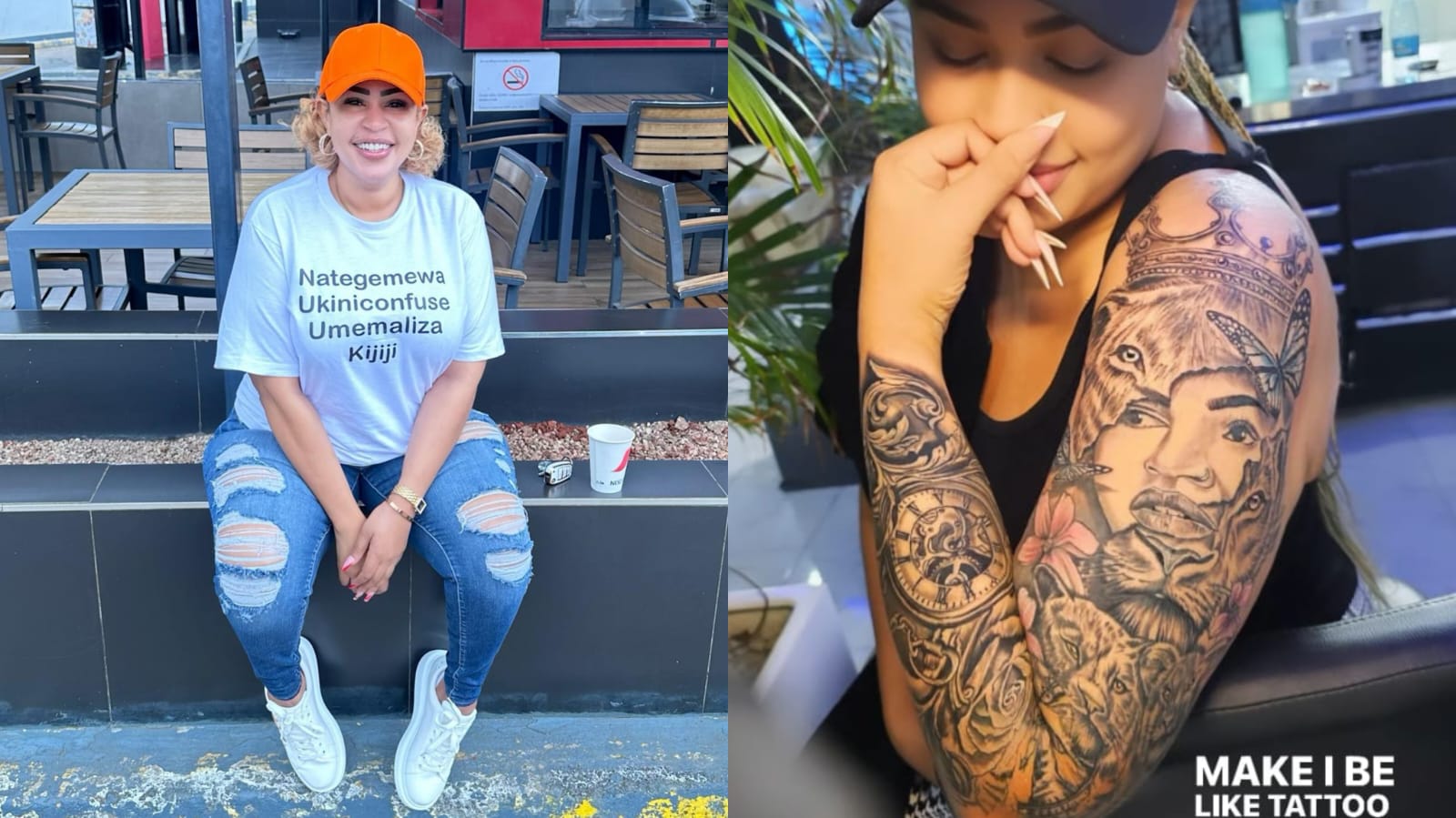 Amira gets a full sleeve tattoo