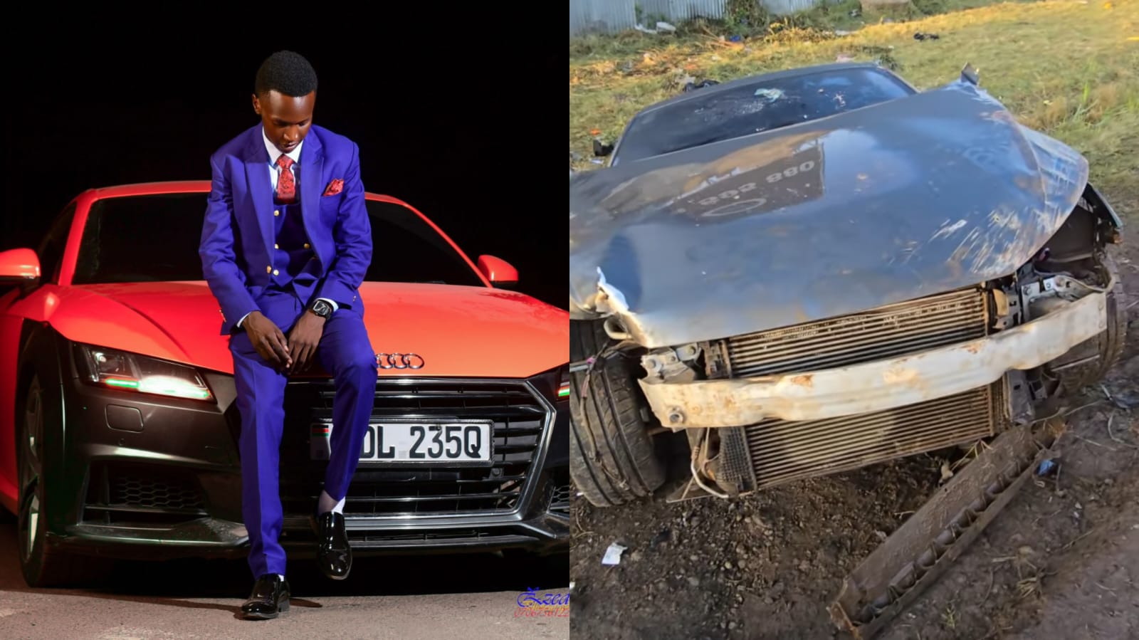 Kenyan prince involved in a car accident