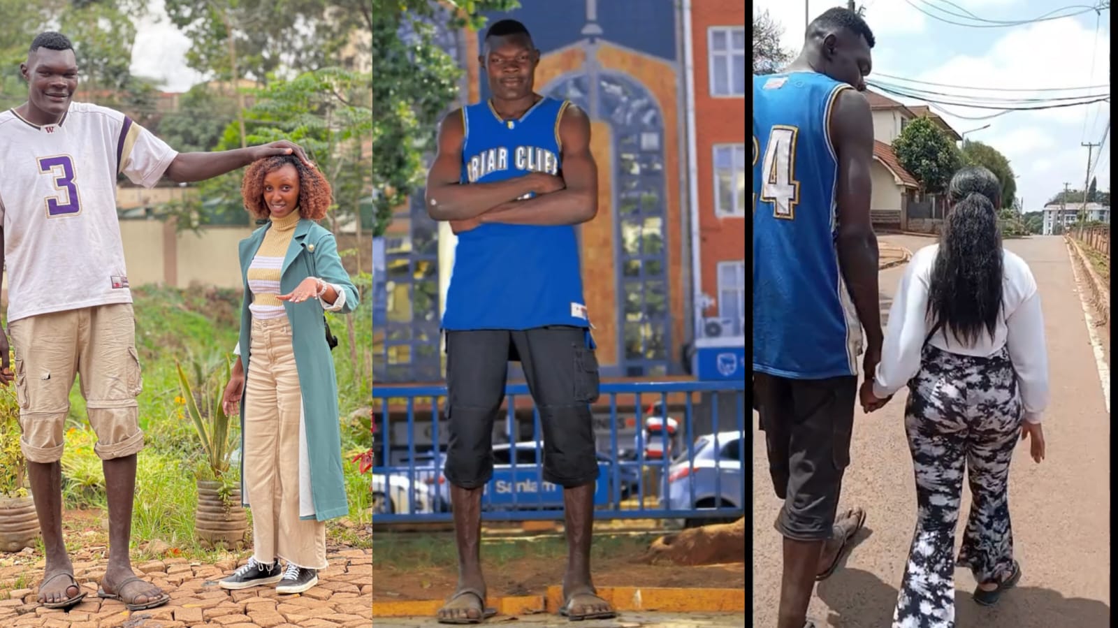 Bradley aka GenZ Goliath, the tallest man in Kenya