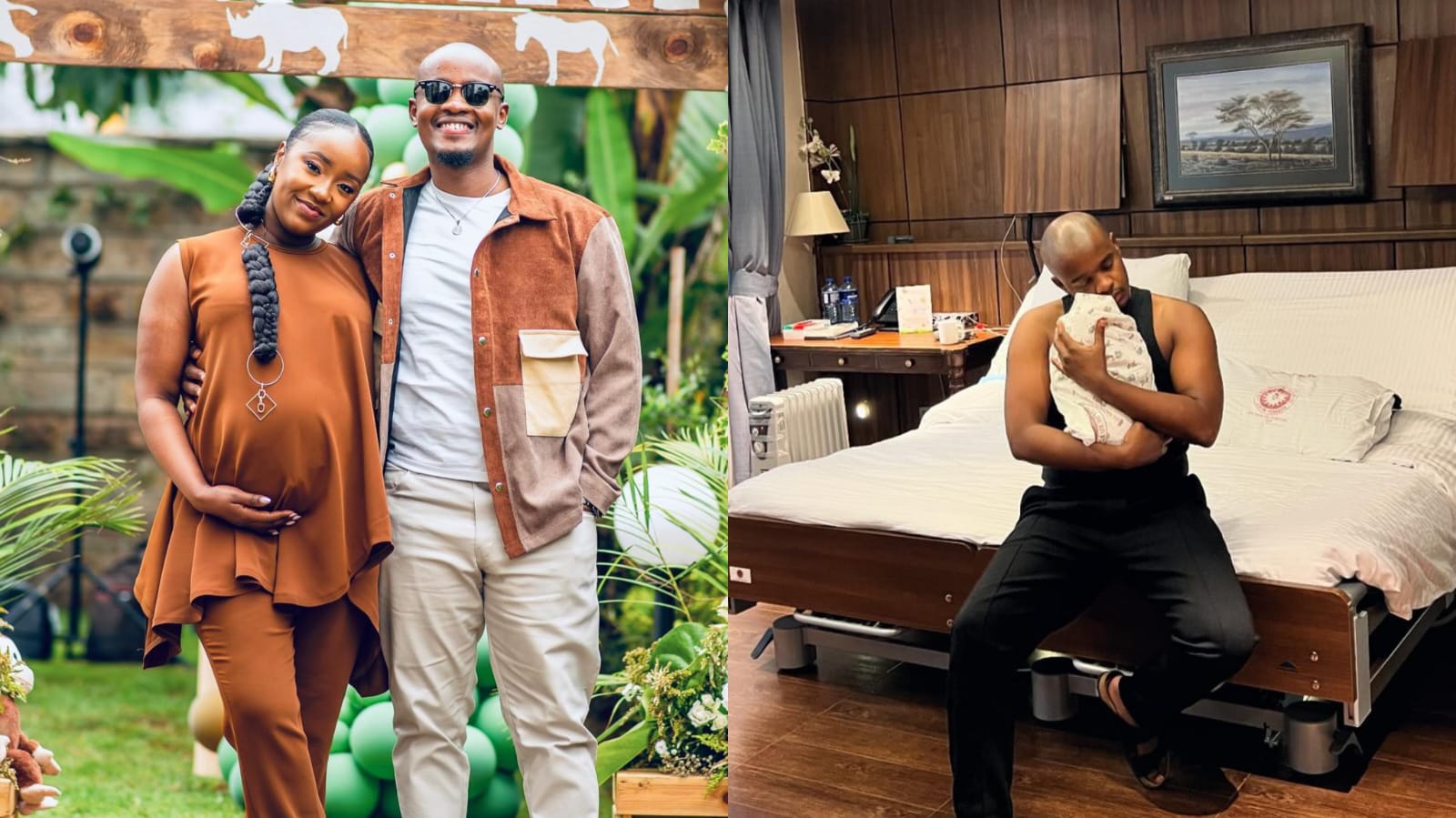 Bencyco and his wife Wanjiru Njiru welcome their first child