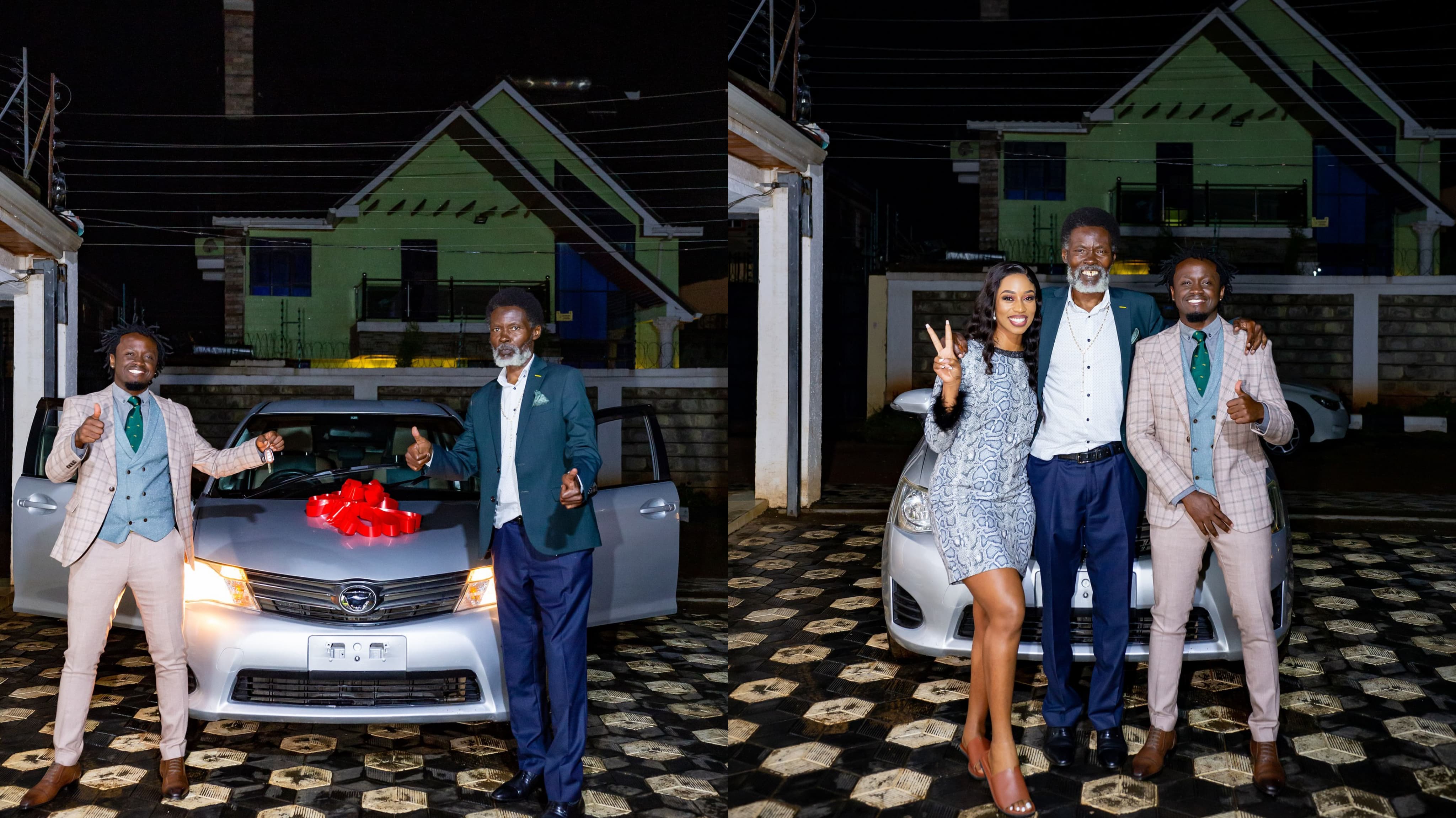 Bahati Gifts Diana Marua’s Father A Brand New Car